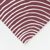 Spiraled Whimsy: artistieke compositie Fleece Deken (Hoek)