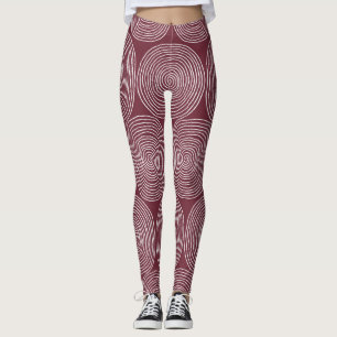 Spiraled Whimsy: artistieke compositie Leggings