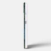 Spiralen Blauwgroen Beige Groene Abstracte Fractal Case-Mate iPhone Case (Achterkant / Links)