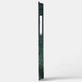 Spiralen Blauwgroen Beige Groene Abstracte Fractal Case-Mate iPhone Case (Achterkant / Links)