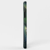 Spiralen Blauwgroen Beige Groene Abstracte Fractal Case-Mate iPhone Case (Achterkant/rechts)