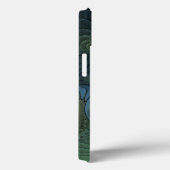 Spiralen Blauwgroen Beige Groene Abstracte Fractal Case-Mate iPhone Case (Achterkant / Rechts)