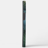 Spiralen Blauwgroen Beige Groene Abstracte Fractal Case-Mate iPhone Case (Achterkant / Rechts)