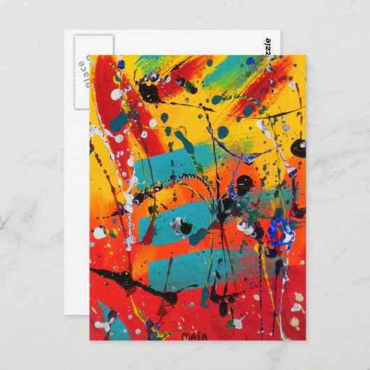 Spiralen Briefkaart (Voorkant / Achterkant)