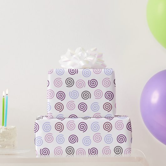 Spiralen Cadeaupapier (Feestgeschenken)
