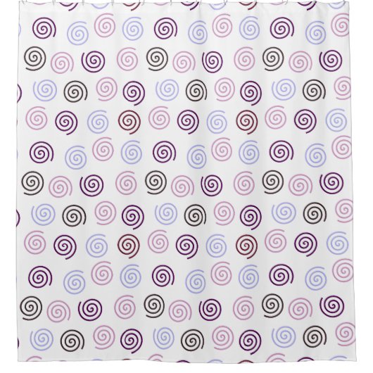 Spiralen Douchegordijn (Voorkant)