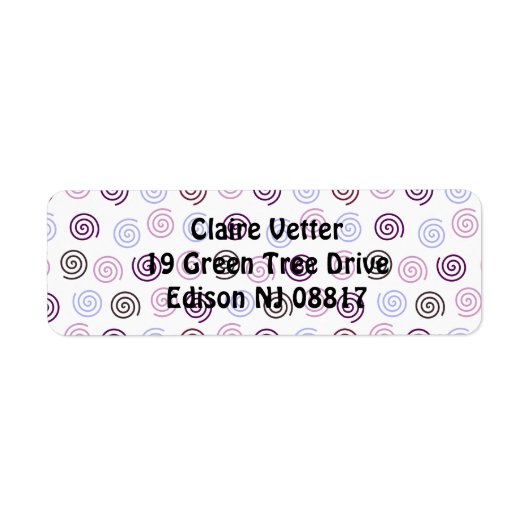 Spiralen Etiket (Voorkant)