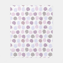 Spiralen Fleece Deken