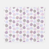 Spiralen Fleece Deken (Voorkant (Horizontaal))