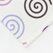 Spiralen Fleece Deken (Hoek)