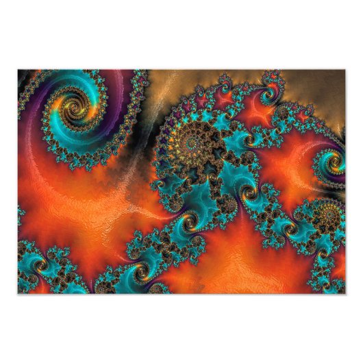 Spiralen Foto Afdruk (Voorkant)