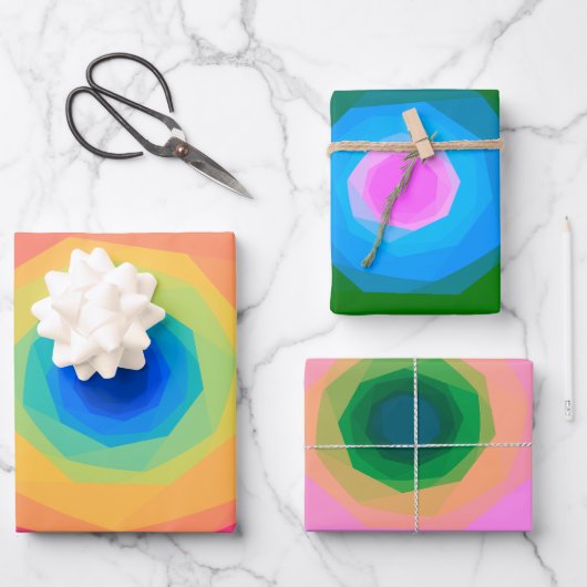 Spiralen Inpakpapier Vel (Voorkant)