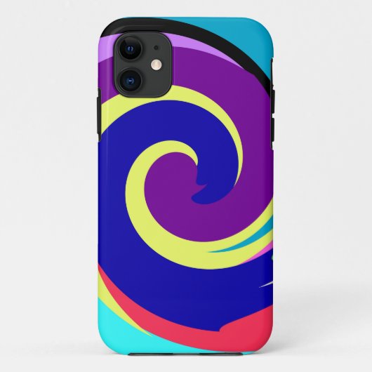 Spiralen kleur Case-Mate iPhone case (Achterkant)