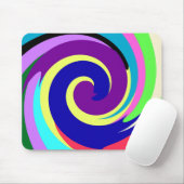 Spiralen kleur muismat (Met muis)