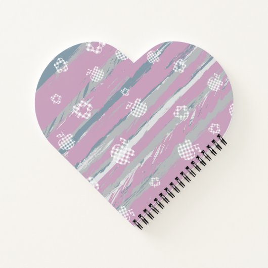 Spiralen Notitieboek – Gingham Boomgaard (Achterkant)