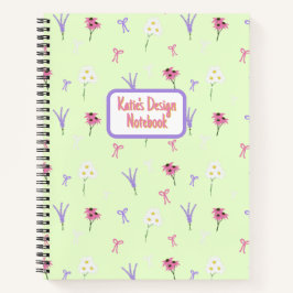 Spiralen notitieboek | Wildflowers & Bows in het g