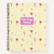 Spiralen notitieboek | Wildflowers & Bows in het g