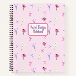 Spiralen notitieboek | Wildflowers & Bows in het r