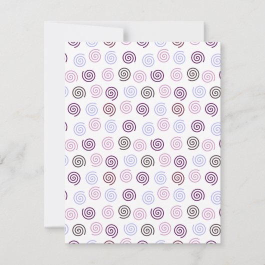 Spiralen Notitiekaartje (Voorkant)