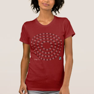 Spiralen of cirkels Dames T-shirt