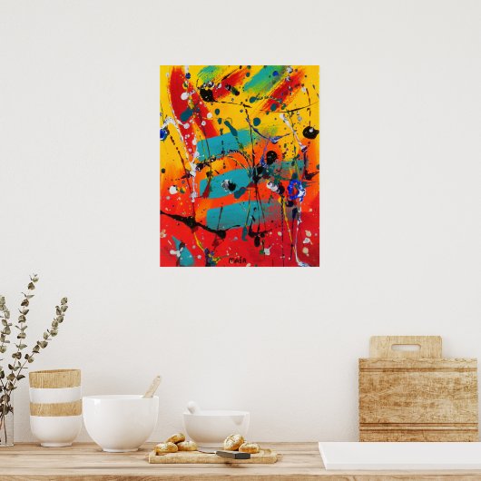 Spiralen Poster (Keuken)