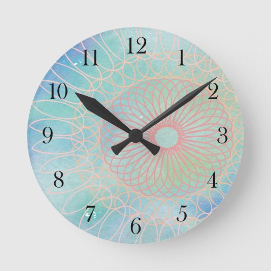 Spiralen Ronde Klok (Voorkant)