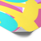Spiralen voor pasta's Abstract Poster (Hoek)