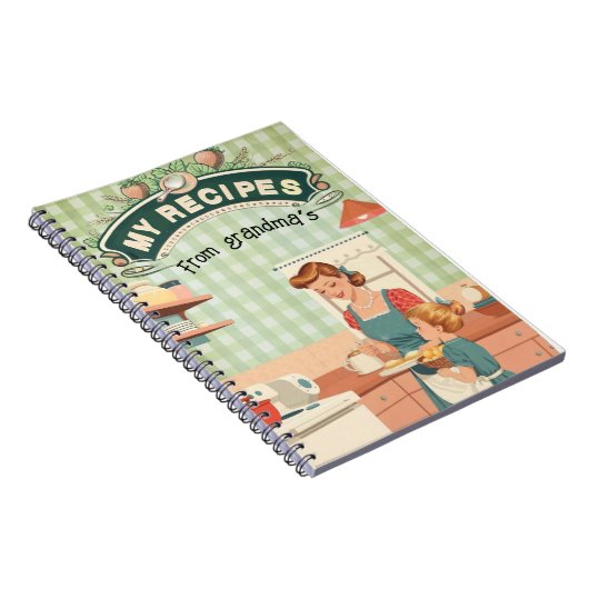 Spiralenschrift Notitieboek (Rechterzijde)