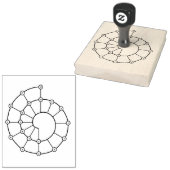 Spiralex Rubber Stamp voor Bullet Journaling Rubberstempel (Gestempeld)