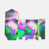 SPIRALFLUO - Psychedelic Colorful Modern Fractal - Bedankdoosjes (Uitgevouwen)