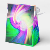 SPIRALFLUO - Psychedelic Colorful Modern Fractal - Bedankdoosjes (Achterkant)