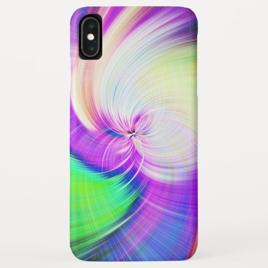 SPIRALFLUO - Psychedelic Colorful Modern Fractal - Case-Mate iPhone Case (Achterkant)
