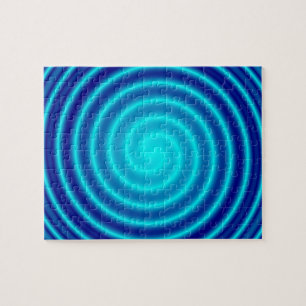 Spiraling Blue Vertigo Legpuzzel