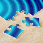 Spiraling Blue Vertigo Legpuzzel (Zijkant)