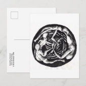Spiraling Descent Briefkaart (Voorkant / Achterkant)