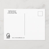 Spiraling Descent Briefkaart (Achterkant)