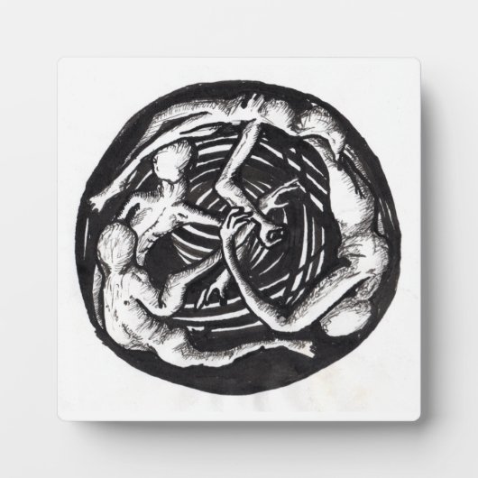 Spiraling Descent Fotoplaat (Voorkant)