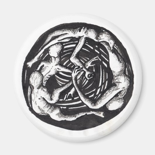 Spiraling Descent Magneet (Voorkant)