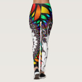 Spiraling Fractale Leggings (Achterkant)