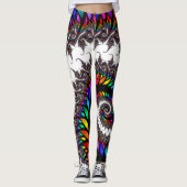Spiraling Fractale Leggings (Voorkant)