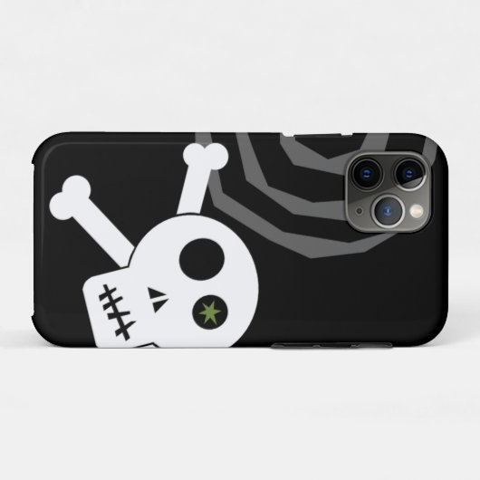Spirally Skull Case-Mate iPhone Case (Achterkant (horizontaal))