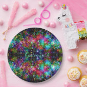 Spiralpapier van glas 2 papieren bordje (Feest)