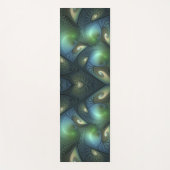 Spirals Beige Green Turquoise Abstracte Fractal Ar Yogamat (Voorkant)
