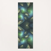 Spirals Beige Green Turquoise Abstracte Fractal Ar Yogamat (Voorkant)