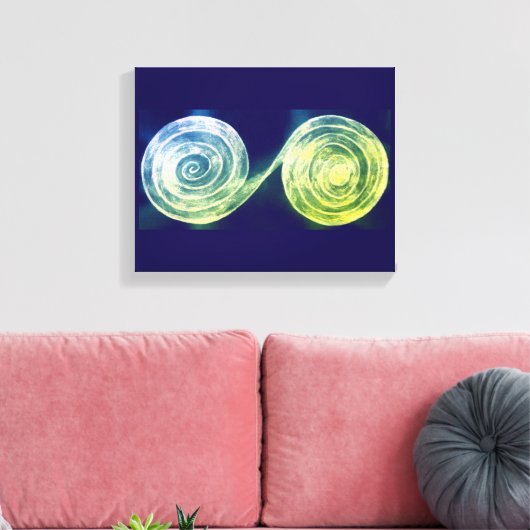 Spirals Canvas (Insitu (Woonkamer))