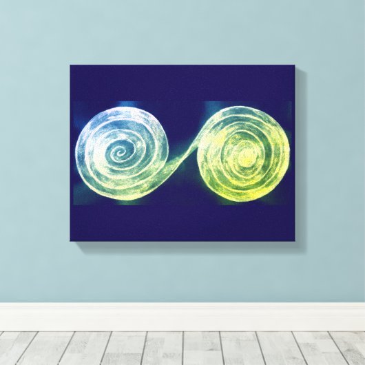 Spirals Canvas (Insitu (Houten vloer))