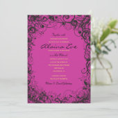 SPIRALS & STARS Bat Mitzvah Uitnodiging (Staand voorkant)