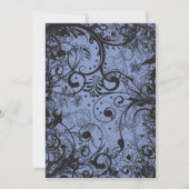 SPIRALS & STARS Joodse bruiloft uitnodiging (Achterkant)