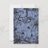 SPIRALS & STARS Wedding Reception Party Kaart (Achterkant)