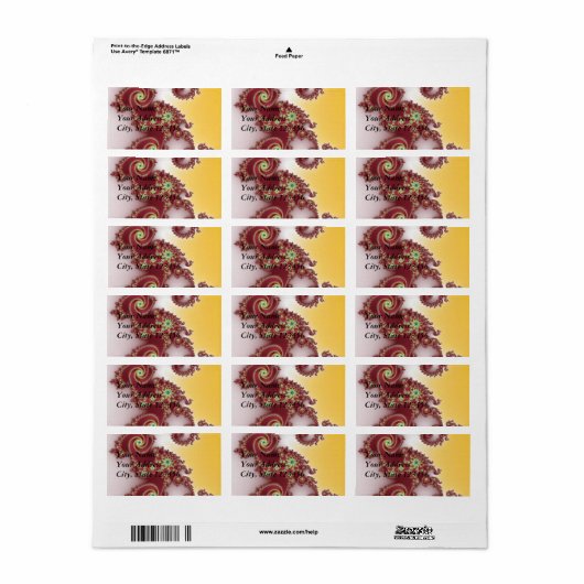 Spiraly Goodnes Etiket (Full Sheet)